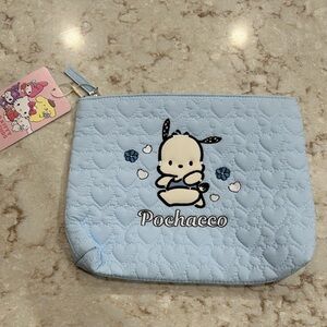 Hello Kitty Pochacco Quilted Pouch- NWT
